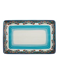 Euro Ceramica Zanzibar Rectangular Serving Platter