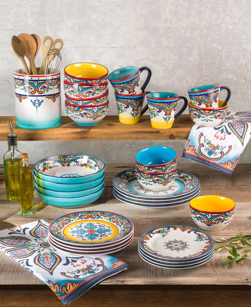 Euro Ceramica Zanzibar Tableware Accessories, Set of 3