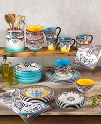 Euro Ceramica Zanzibar Tableware Accessories, Set of 3