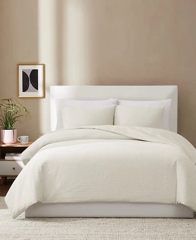 Brooklyn Loom Woven Texture 3-Pc. Comforter Set