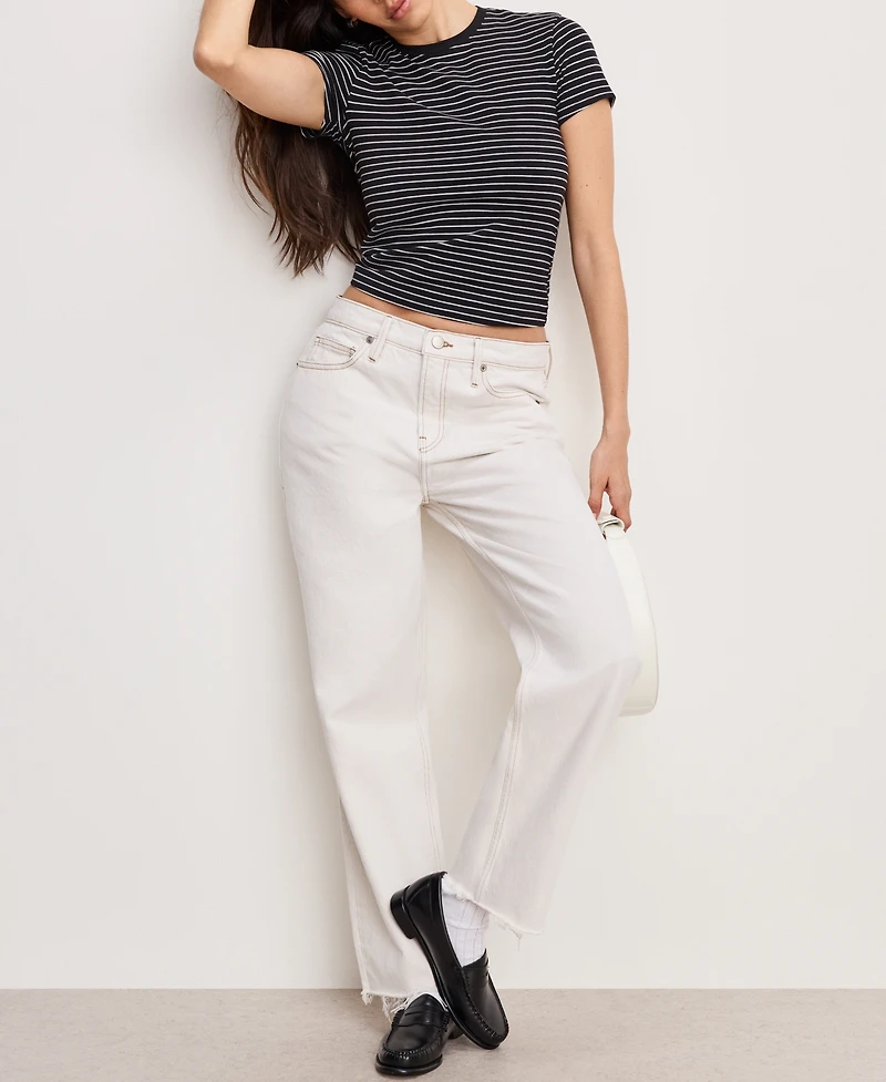 Good American Women's Super Stretch Baby T-Shirt