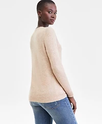 Charter Club Women's Long-Sleeve 100% Cashmere Crewneck Sweater, Macy's Exclusive