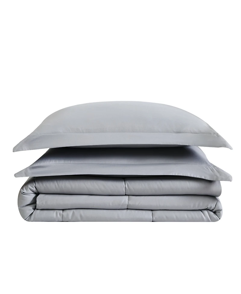 Truly Soft Garment Wash Solid 3-Pc. Comforter Set, Full/Queen