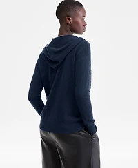Charter Club Women's 100% Cashmere Zip Hoodie, Macy's Exclusive