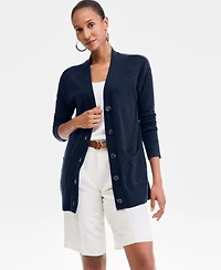 Charter Club Women's Button-Front 100% Cashmere Cardigan, Macy's Exclusive