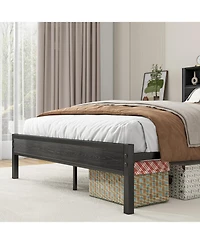 Streamdale Furniture Full Size Bed Frame with Storage