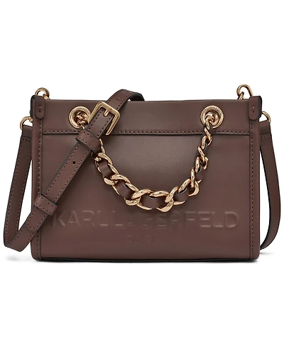 Karl Lagerfeld Paris Savoie Leather Crossbody