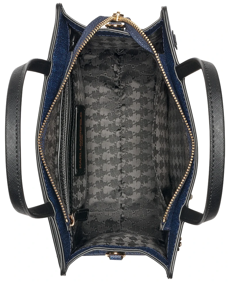 Karl Lagerfeld Paris Maybelle Satchel with Pins