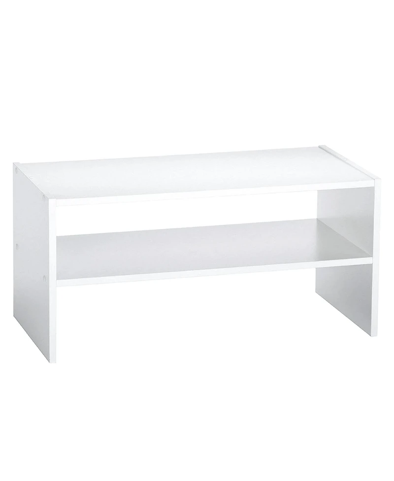 ClosetMaid 24 Inch Wide Horizontal Stackable Closet Storage Organizer, White