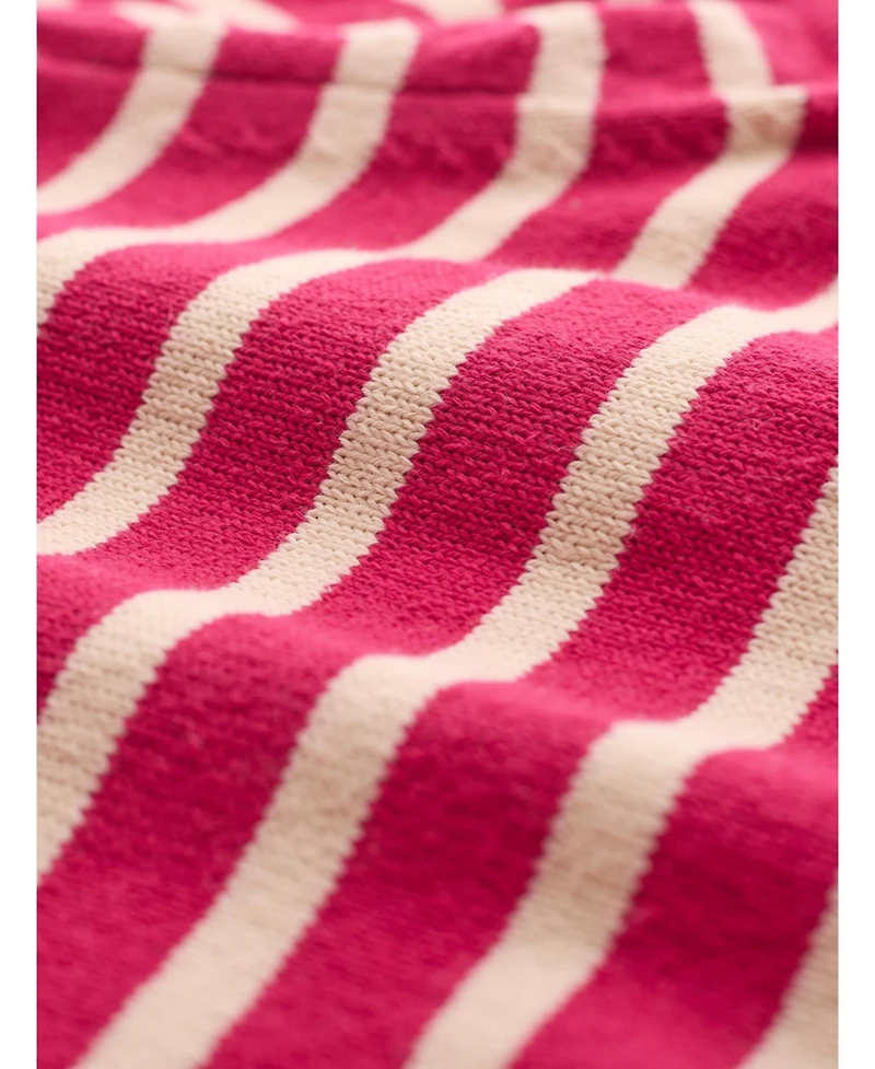 Celtic & Co. Women's Striped Knitted Crew Neck Tee