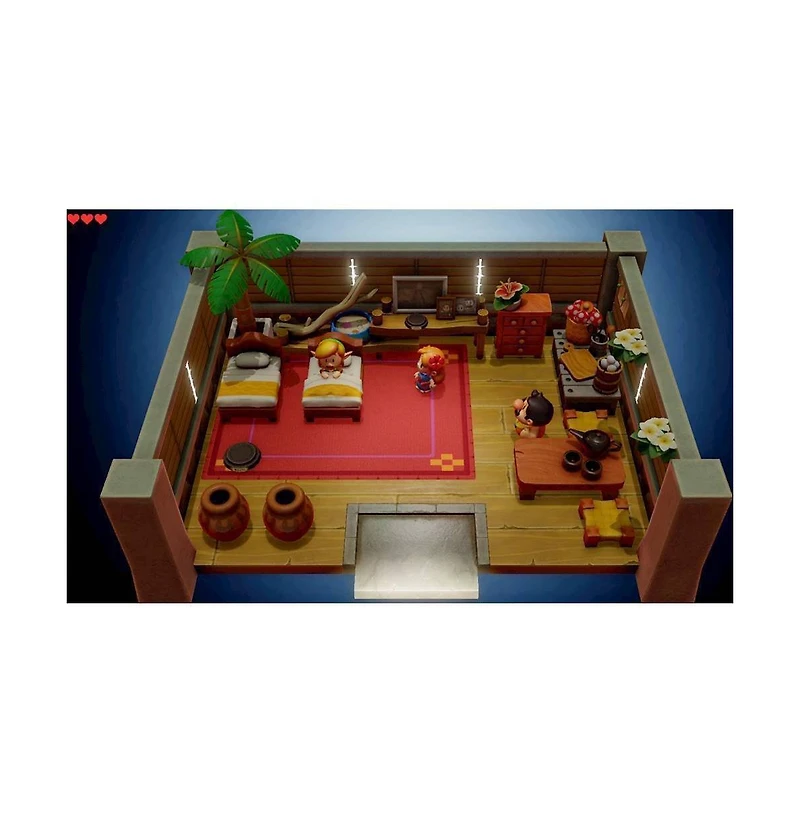 Nintendo Switch Neon Red & Blue Oled Console with The Legend of Zelda: Link's Awakening, MightySkins Console and Controller Skin Voucher, and 2 Year C