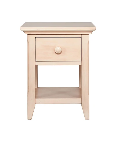 One Drawer Nightstand for Minimalist Bedrooms and Compact Storage