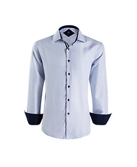 Elie Balleh Big Boys Blue Stylish Printed Slim Fit Shirt for