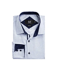 Elie Balleh Big Boys Blue Stylish Printed Slim Fit Shirt for
