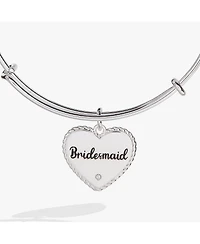 Bridesmaid Heart Bangle Bracelet