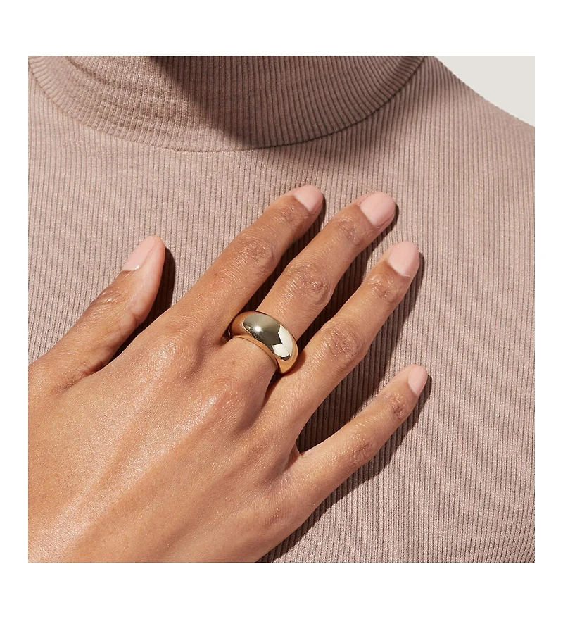 Ana Luisa Gold Dome Ring - Noa