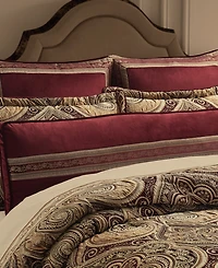 J Queen New York Calistoga Bolster Decorative Pillow, 15" x 52"