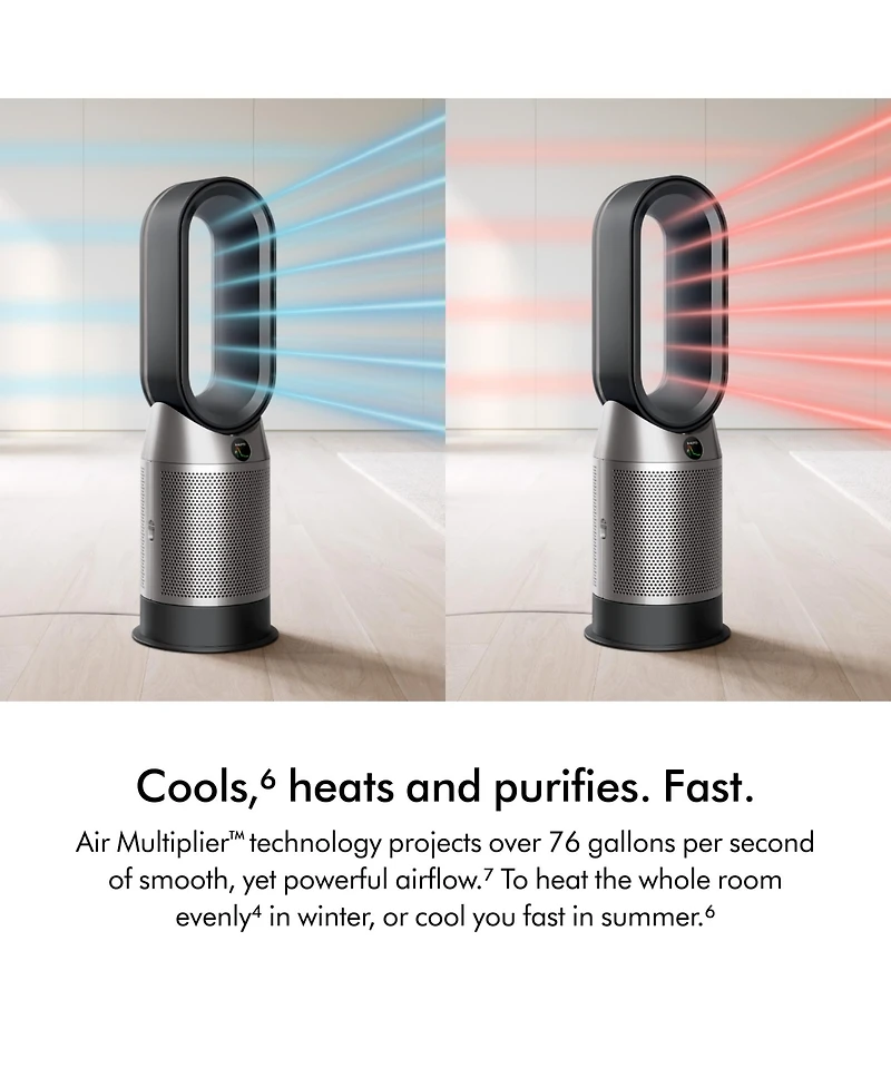 Dyson Purifier Hot+Cool HP1 | White/Silver
