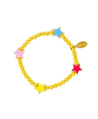 Zomi Gems Girls Rainbow Stars Stretchy Bead Bracelets
