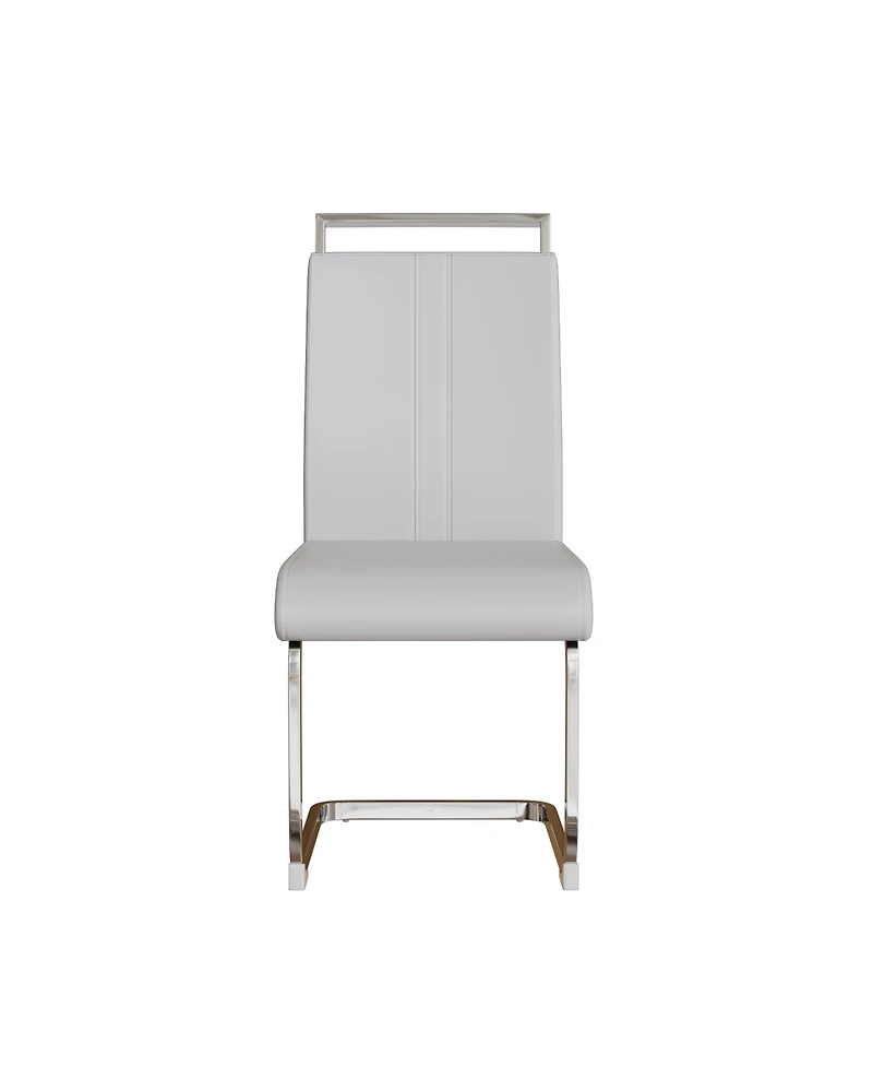 Streamdale Upholstered C-leg Modern Dining Side Chair (Set of 2)