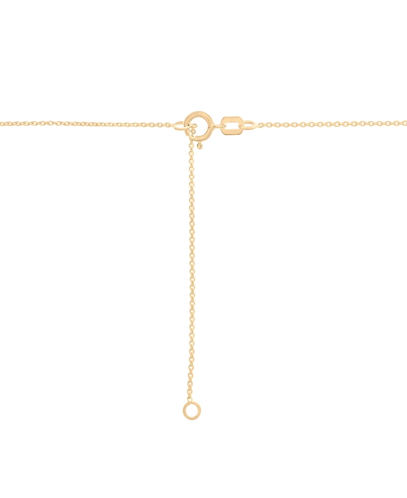 Sky Blue Topaz Bezel Circle 18" Pendant Necklace (3-3/4 ct. t.w.) in 14k Gold