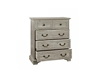 Modern White 5 Drawer Dresser Bathrooom Cabinet Ample Storage Wide Chest of Drawers