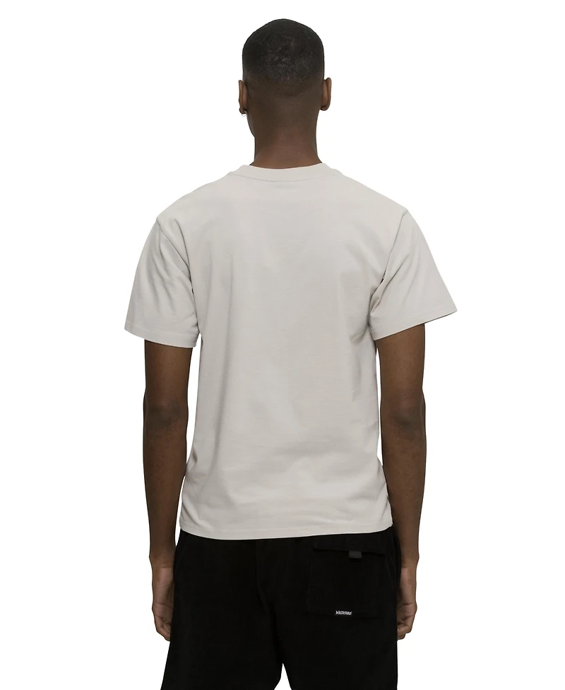 Maui and Sons Men's Madras Patch Short Sleeve T-shirt