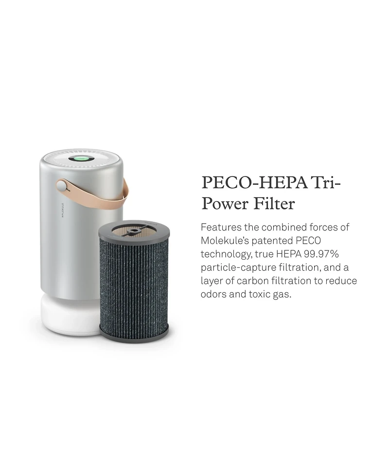 Molekule Air Pro with Peco-hepa Tri Power Filter