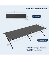 Adults Kids Folding Camping Cot