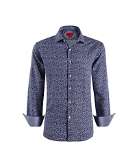 Elie Balleh Big Boys Slim Fit Floral Printed Button-Down Shirt