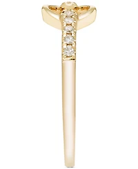 Diamond Circle Ring (1/10 ct. t.w.) in 10k Yellow Gold