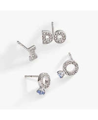 Bridal I Do Duo Stud Earring Set
