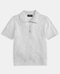 Charter Club Women's 100% Cashmere Short-Sleeve Polo Sweater, Macy's Exclusive