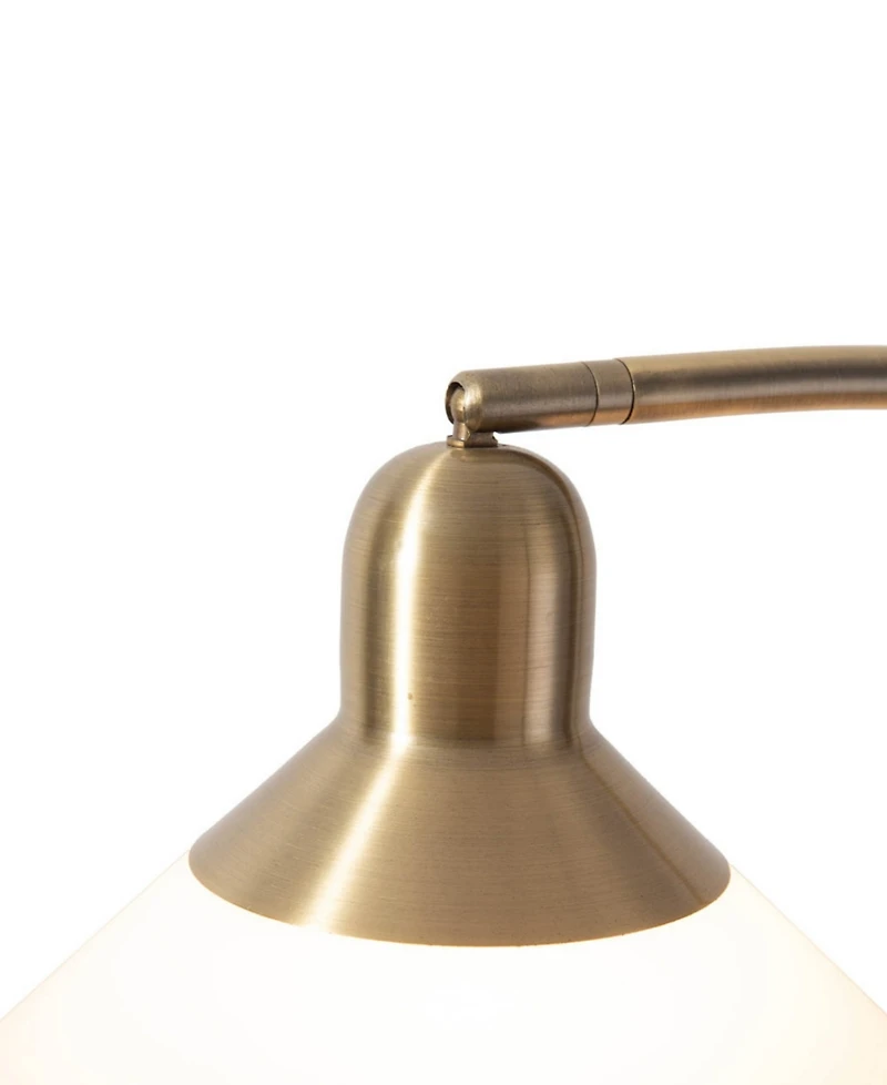 Nova of California 60" Wood Melmar Lucite Arc Floor Lamp