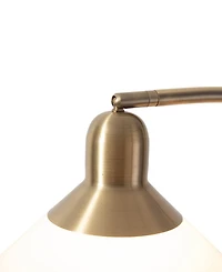 Nova of California 60" Wood Melmar Lucite Arc Floor Lamp