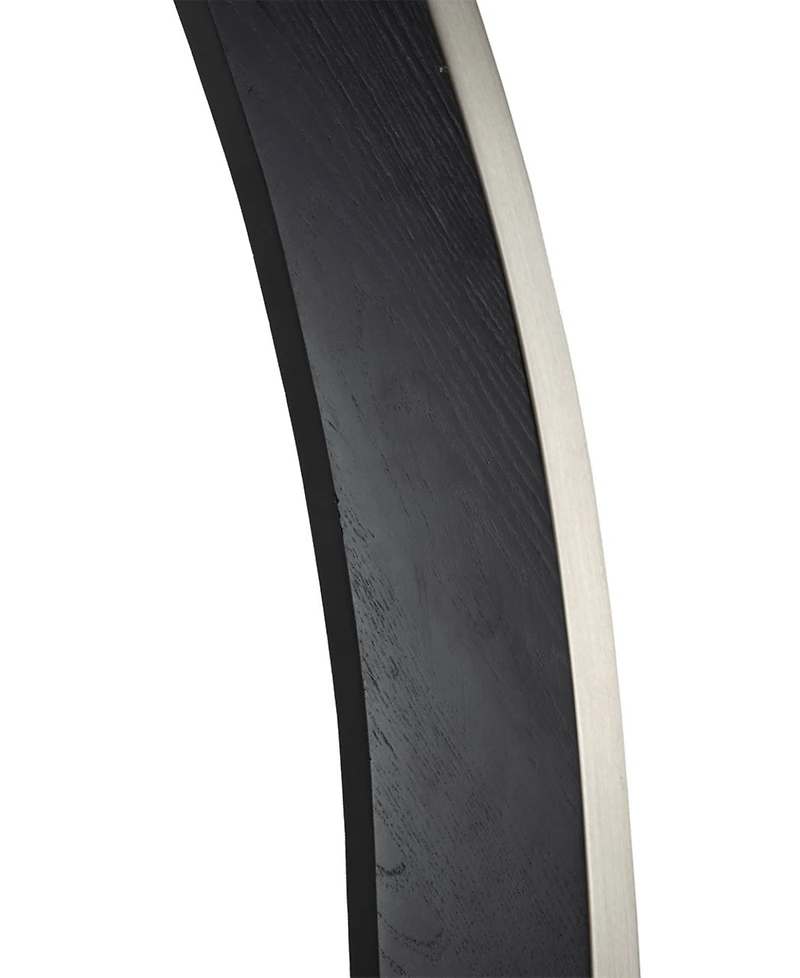 Nova of California 86" Wood Vaulted Lucite Arc Floor Lamp