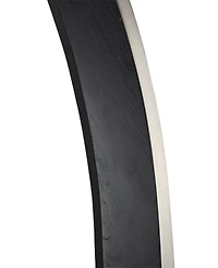 Nova of California 86" Wood Vaulted Lucite Arc Floor Lamp
