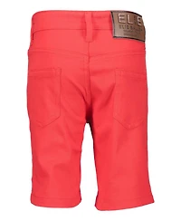 Elie Balleh Big Boys Red Cotton Twill Short