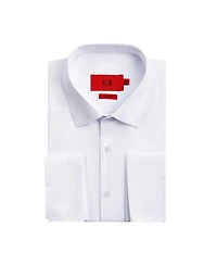 Elie Balleh Big Boys White Slim Fit French Cuff Shirt
