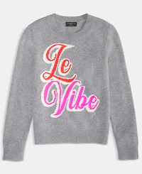 Charter Club Women's 100% Cashmere Le Vibe Chunky Crewneck Sweater, Macy's Exclusive