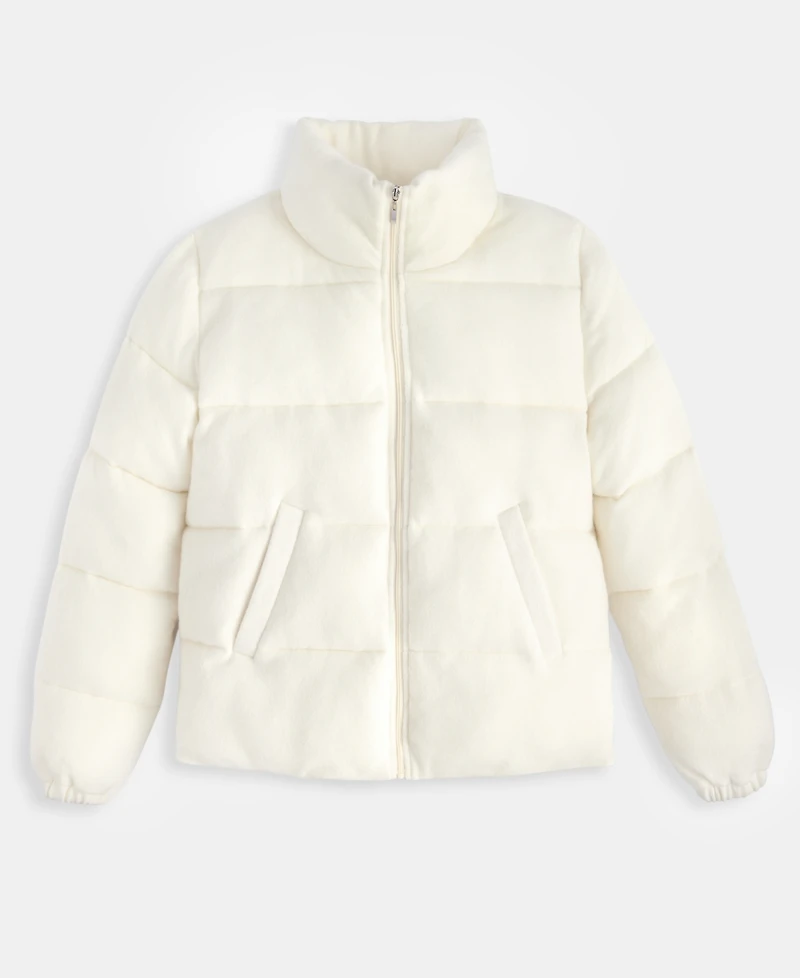 Charter Club Women's Cashmere Puffer Jacket, Macy's Exclusive