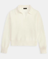 Charter Club Women's Brushed 100% Cashmere Collared Sweater, Macy's Exclusive