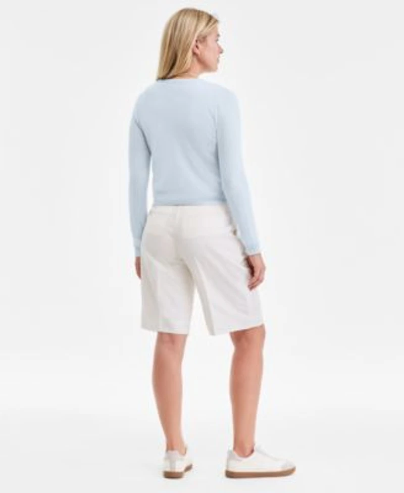 Charter Club Womens Cashmere Sleeveless Crewneck Sweater Cashmere Crewneck Cardigan Macys Exclusive