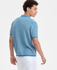 Michael Kors Men's Textured Stripe Shirt