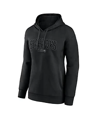 Fanatics Women's Seattle Seahawks Blackout Luxe Arch Pullover Sweatshirt