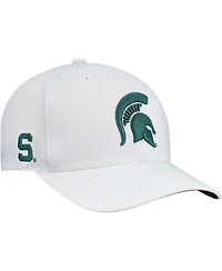 Top of the World Men's White Michigan State Spartans Reflex Hybrid Tech Flex Hat