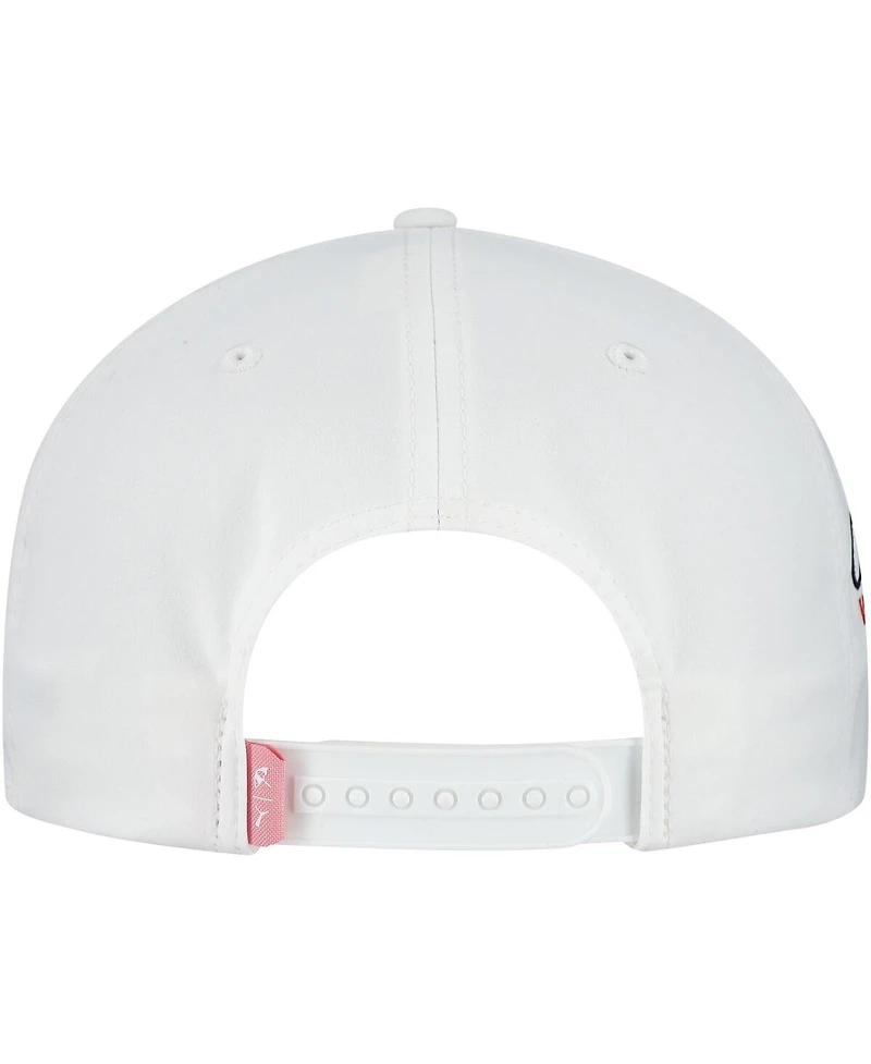 Puma Men's White Arnold Palmer Invitational Crafted Adjustable Hat