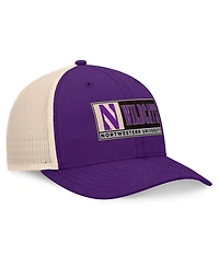 Top of the World Men's Purple/Natural Northwestern Wildcats Bennett Trucker Adjustable Hat