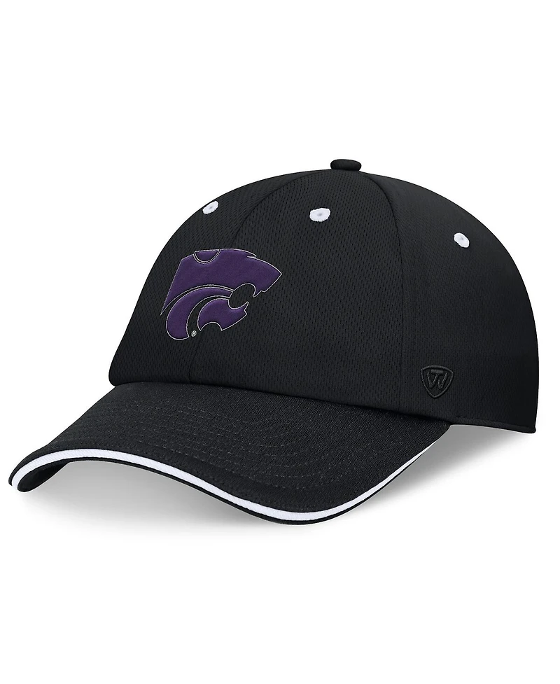 Top of the World Men's Black Kansas State Wildcats Release Adjustable Hat