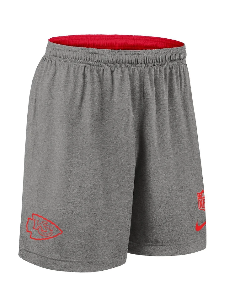 Nike Men's Red Kansas City Chiefs Sideline Reversible Performance Shorts